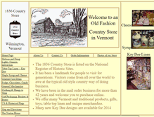 Tablet Screenshot of 1836countrystore.com